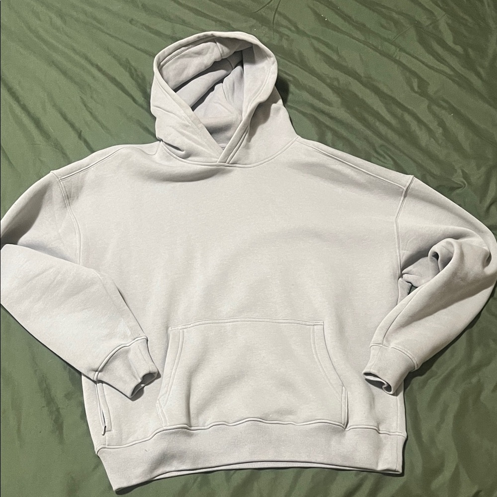 Hollister Light Gray Hoodie Sweater